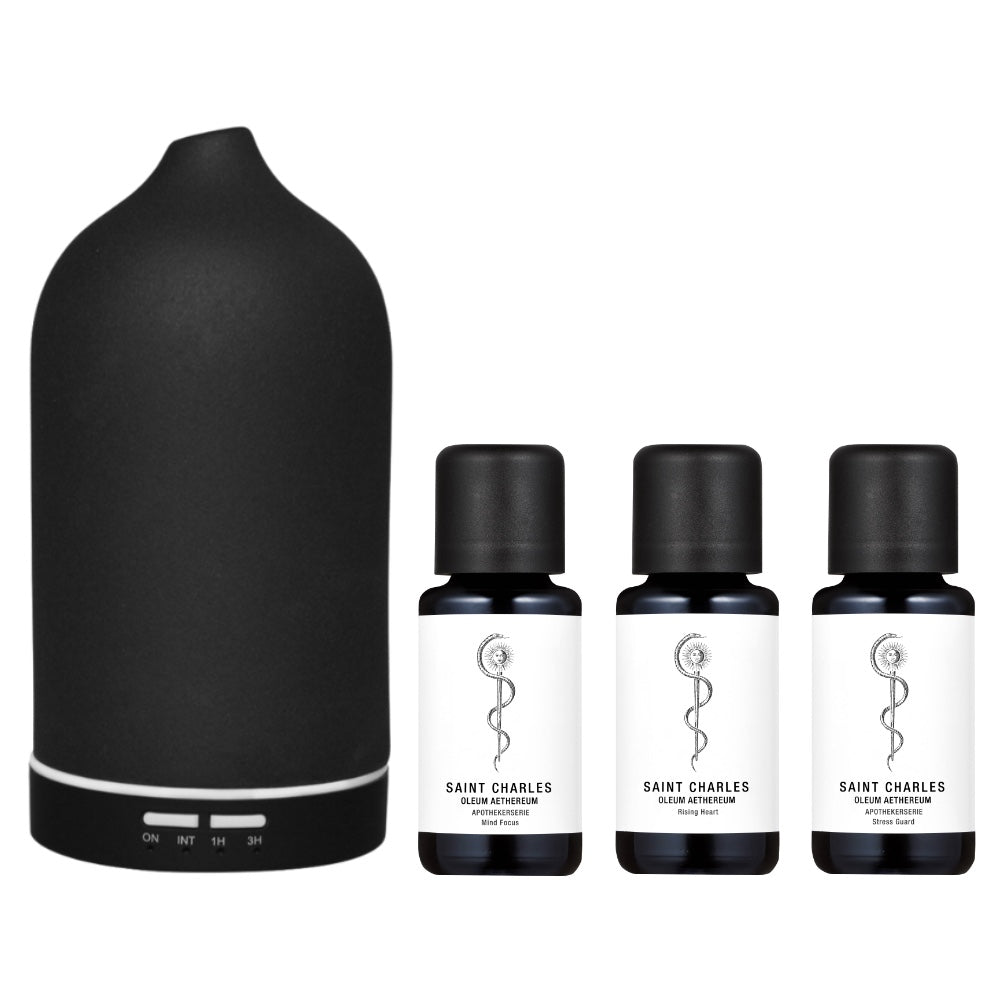 Diffuser schwarz Mind Focus Rising Heart Stress Guard