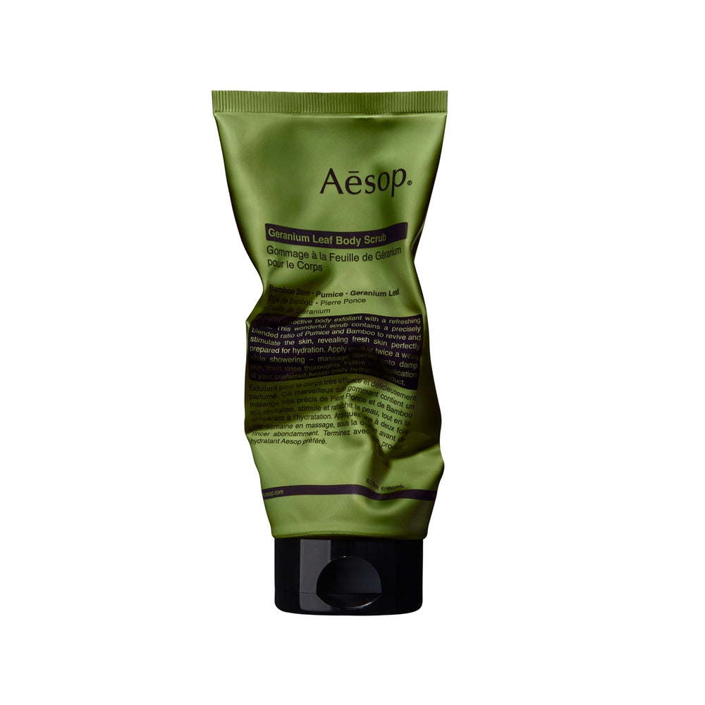 Geranium Leaf Body Scrub Tube